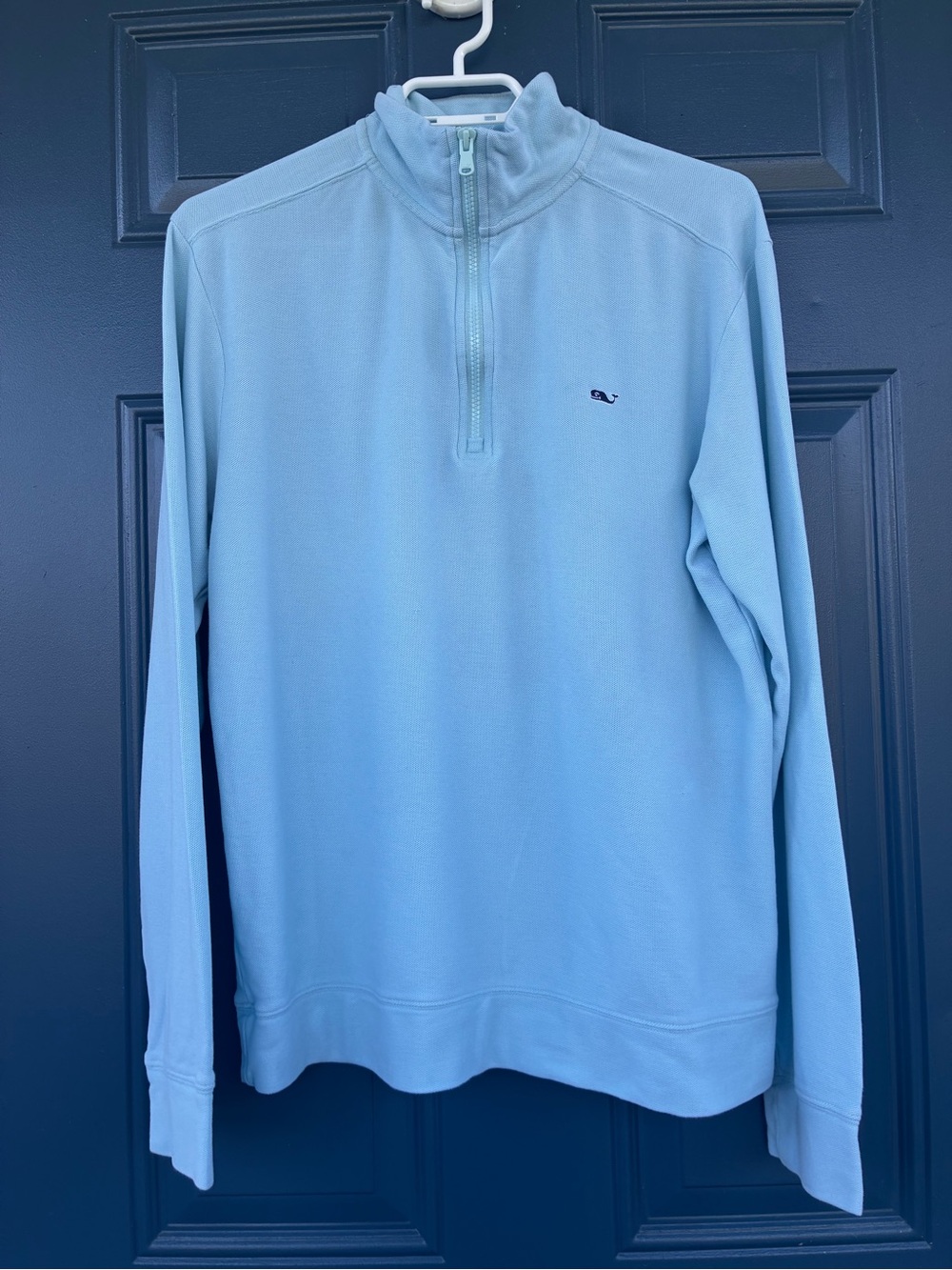 Vineyard Vines Men's Solid
Saltwater Quarter-Zip
Pullover Light Blue Size Small